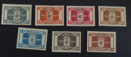 Württemberg 1916   25 Jahre Regentschaft Dienstmarken 123-29 Gestempelt  #6474-2 - Gebraucht