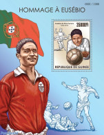 Guinea, Republic 2015 Tribute To Eusébio, Mint NH, Sport - Football - Sonstige & Ohne Zuordnung