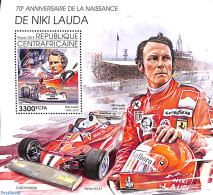 Central Africa 2019 Niki Lauda S/s, Mint NH, Sport - Autosports - Repubblica Centroafricana