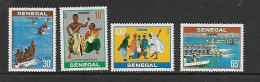 SENEGAL 1978 TOURISME-BATEAUX YVERT N°480/483 NEUF MNH** - Boten