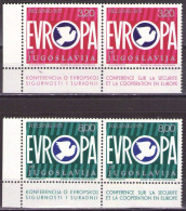 Yugoslavia 1975 - European Security Conference-Helsinki - Mi 1617-1618 - MNH**VF - Unused Stamps