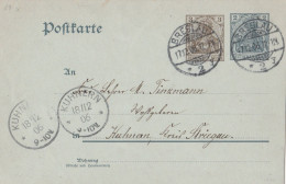 Deutsches Reich  Karte Breslau 1906 Nach Kuhnern Kreis Striegau Schlesien - Lettres & Documents