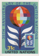 UNITED NATIONS. MAXICARD FIRST DAY. 35th ANNIV. UNITED NATIONS. 1980 - Andere & Zonder Classificatie