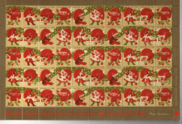Danemark - 1982- Feuillet De 50  Vignettes Jul - Noel -  Enfants - Lutins -  Neufs** - MNH - Unused Stamps