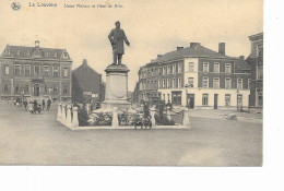 La Louviere   Statue Malraux Et Hotel De Ville - La Louviere