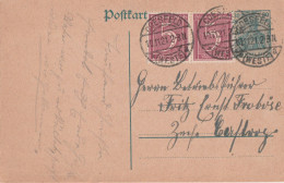 Deutsches Reich  Karte Mit Tagesstempel Coesfeld 1921 - Lettres & Documents