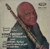 SIDNEY BECHET & CLAUDE LUTER - FR EP  - LES OIGNONS  + 3 - Jazz