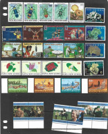 Années 1996-1997.  31 Timbres Neufs ** (Insectes, Olympic Games,Anémones De Mer Et Coraux,etc) - Papouasie-Nouvelle-Guinée