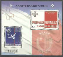 Malta 2014 Mi Block 60 MNH  (ZE2 MLTbl60) - Militaria