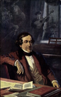 Artiste CPA Balestrieri, Komponist Gioachino Rossini, Der Barbier Von Sevilla - Historical Famous People