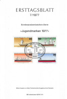 Fiche 1e Jour 15 X 21 Cm ALLEMAGNE BERLIN N° 505 A 508 Y & T - 1e Dag FDC (vellen)