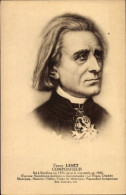 CPA Komponist Franz Liszt, Portrait - Personnages Historiques