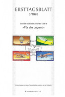 Fiche 1e Jour 15 X 21 Cm ALLEMAGNE BERLIN N° 524 A 527 Y & T - 1st Day – FDC (sheets)