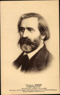 CPA Komponist Giuseppe Verdi, Portrait - Historische Figuren