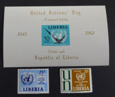 Liberia 1962 UNO Day  History - United Nations Block 25  Postfrisch ** MNH  #6478 - Liberia