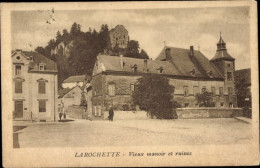 CPA Rocher De Larochette Luxembourg, Altes Herrenhaus Und Ruinen - Other & Unclassified