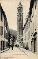 CPA Bagnères De Bigorre Hautes Pyrénées, La Tour Des Jacobins, Straßenpartie, Turm - Autres & Non Classés