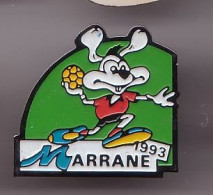 Pin's Marrane 1993 Souris Jouant Au Base Ball Réf 1294 - Honkbal