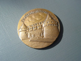 Médaille, Plaque Chateau Des ROHAN - Ville De PONTIVY 1997 - Hedendaagse Kunst