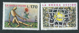 Italia 1977; Campagna Contro La Droga, Serie Completa. - 1971-80: Mint/hinged