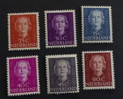 Niederlande 1949 Lot Aus: 532 -539  Falz MH *  #6479 - Unused Stamps