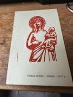 Vierge Dorée Amiens Souvenir Communion Solennelle 1955 - Images Religieuses