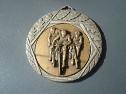 Médaille, Plaque Reconnaissance Du Comité Départemental De Cyclisme Du Finistère - Cycling