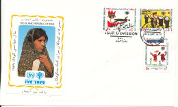 Iran FDC 23-9-1979 International Year Of The Child Complete Set With Cachet - Iran