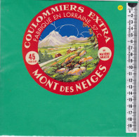 C140 FROMAGE COULOMMIERS MONT DES NEIGES BENESTROFF MOSELLE - Fromage