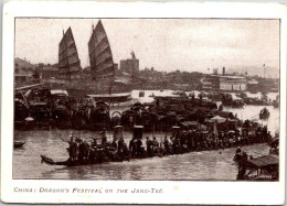 RED STAR LINE : China Dragon's Festival On The Jang-Tse - From Serie Photos Round World Cruise Belgenland (black) - Steamers