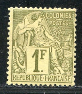 REF096 > COLONIES GENERALES < N° 59 * * Alphée Dubois > Neuf Luxe Dos Visible -- MNH * * - Alphee Dubois