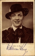 CPA Schauspieler Viktor De Kowa, Portrait, Hut, Autogramm - Actors