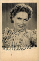 CPA Schauspielerin Leni Marenbach, Portrait, Autogramm - Actors