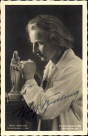CPA Passionsspiele Oberammergau 1934, Johannesdarsteller Willy Bierling, Autogramm - Actors