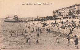 NICE : LA PLAGE - BAINS DE MER - Sonstige & Ohne Zuordnung