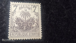 HAİTİ--1910-20      7  CENT      NOT GOM - Haiti