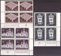 Yugoslavia 1975 - Architectural Heritage - Mi 1627-1629 - MNH**VF - Unused Stamps