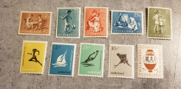 NEDERLAND-NETHERLANDS 1954-1956 OLYMPICS 2 SETS MNH - Nuovi