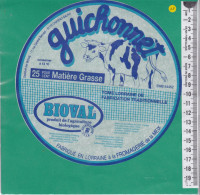 C1410 FROMAGE GUICHONNET MEIX  BIOVAL CHATEAU SALINS MOSELLE - Fromage