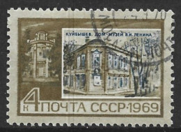 Russia 1969. Scott #3583 (U) Lenin House, Kuibyshev - Oblitérés