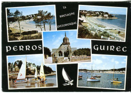 Cp A Saisir 22 Perros Guirec 1969 Multivues Belles Editions De Bretagne A Quimper - Perros-Guirec