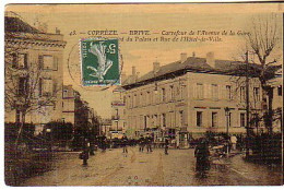 Cp A Saisir 19 Brive Carrefour De L Avenue De La Gare Carte ToileE Ed A.G -P.G : B - N 43 - Brive La Gaillarde