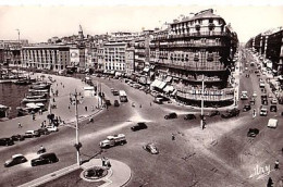 Cp A Saisir 13  Marseille Rue De La Republique Et Quai Du Port 1957 - Unclassified