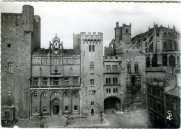 Cp A Saisir 11 Narbonne Hotel De Ville Echafaudage Tour En Refection 1956 Editions SL Lyon - Narbonne