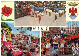 Cp A Saisir 06 Nice Carnaval  Majorettes 1974 - Carnival