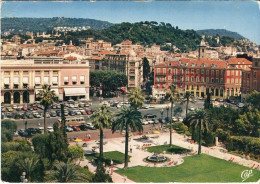 Cp A Saisir 06 Nice Place Massena Casino Municipal Jardin Albert 1er Annees 1960 - Squares