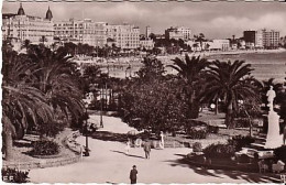 Cp A Saisir 06 Cannes Jardins De La Croisette 1954 - Cannes