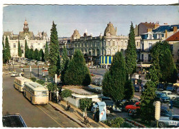 Cp A Saisir 01 Vichy Esplanade De L Hotel De Ville 1963 - Vichy