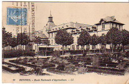 Cp A Saisir 35 Rennes Ecole Nationale D Agriculture 1925 - Rennes