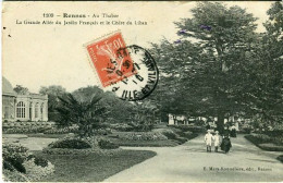 Cp A Saisir 35 Rennes 1910 Thabor Allee Du Jardin Francais Cedre Du Liban Ed E Mary Rousseliere Rennes - Rennes